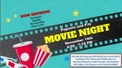 APTT Popcorn and PJs Movie Night